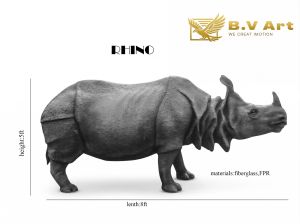 Rhino Statue