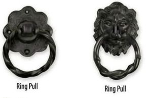Black Iron Ring Pull