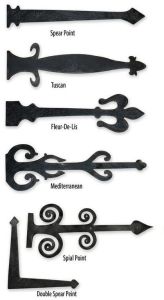Decorative Iron Strap Hinge