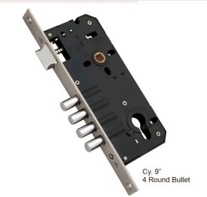 Stainless Steel 4 Cylindrical Mortise Lock