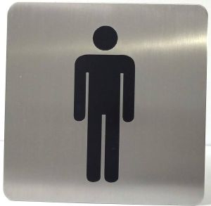 Stainless Steel Male Sign Board