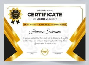 Certificate Printing Services