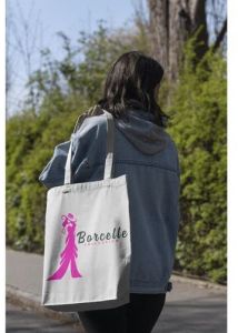 Printed Canvas Tote Bag