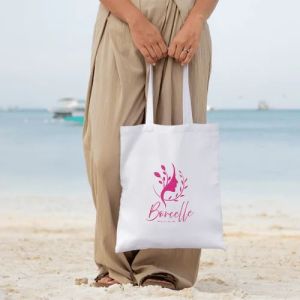 Printed Canvas Tote Bag