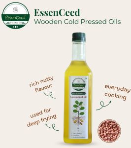 Wood Cold Pressed Groundnut Oil