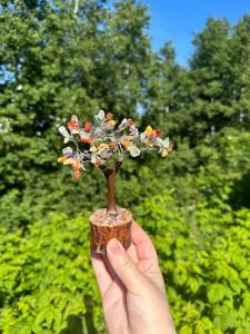 7 Chakra Mini Crystal Decor Tree