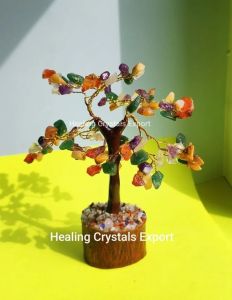 7 Chakra Mini Crystal Decor Tree