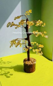 Citrine Chip Crystal Decor Gemstone Tree