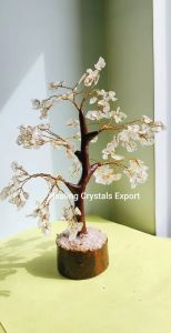 Clear Quartz Chip Crystal Decor Tree