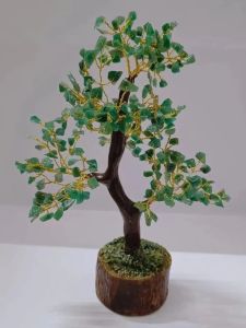 Green Aventurine Chip Crystal Decor Tree