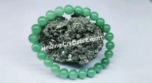 Green Aventurine Polished Beaded Stretch Bracelet