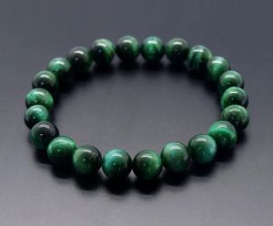 Green Tiger Eye Beaded Bracelet