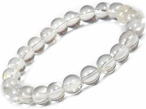 Natural Clear Quartz Crystal Stretchable Bracelet