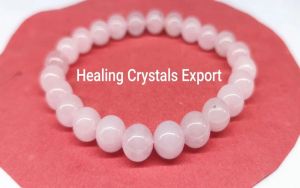 Natural Rose Quartz Beaded Stretchable Bracelet