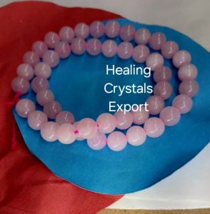 Natural Rose Quartz Beaded Stretchable Bracelet