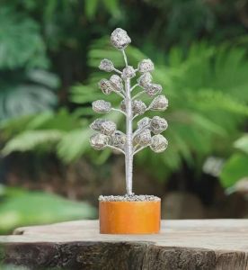 Pyrite Cluster Crystal Decor Tree