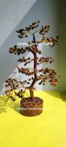 Tiger Eye Chip Crystal Decor Tree