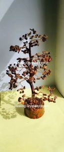 Tiger Eye Chip Crystal Decor Tree