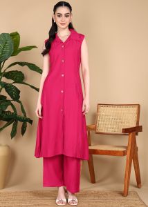Ladies Cotton Co-ord Set
