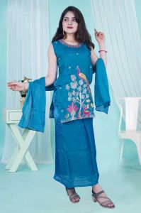 Ladies Kurti Palazzo Set
