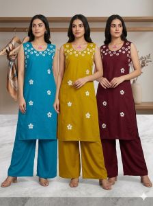 Women Embroidered Co-ord Set