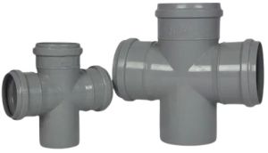 75mm SWR Pipe Ring Fit Cross Tee