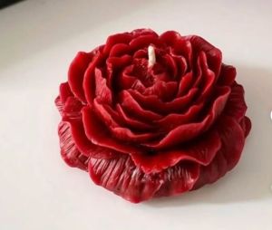 Crimson Peony Blossom Premium Scented Candle