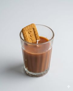 Masala Chai Biscuit Glass Dessert Scented Candle