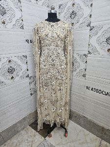 Embroidered Beaded Occasional Dress