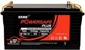 200AH Exide Powersafe Plus SMF Battery
