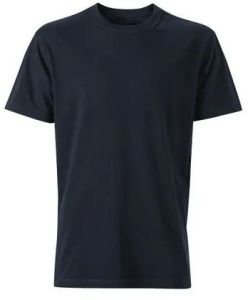 Mens Black Round Neck T-Shirts