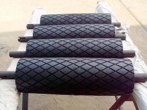 Grooved Rubber Roller