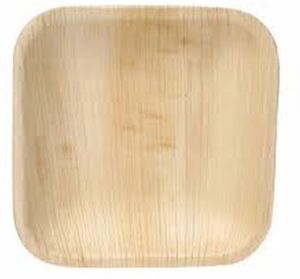 6 Inch Areca Leaf Square Plate