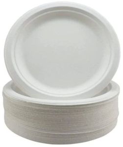6 Inch Bagasse Round Plate