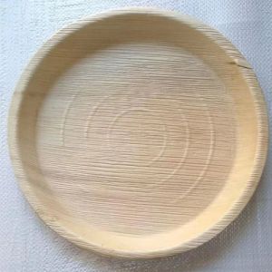 8 Inch Areca Leaf Round Plate
