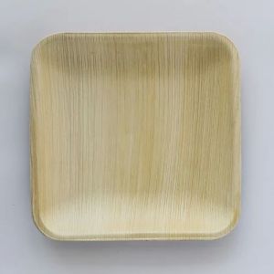 8 Inch Areca Leaf Square Plate