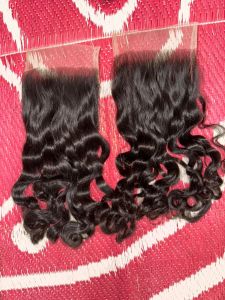 5x5 Deep Curly Lace Closure Human Hair