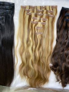 7 Piece Clip-In Hair Extensions Set