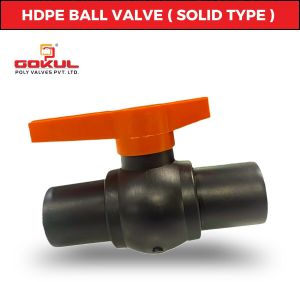 Gokul HDPE Solid Ball Valve