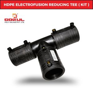 Industrial HDPE Electrofusion Reducer Tee