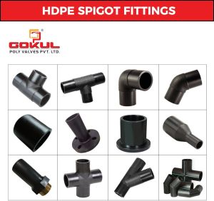 Industrial HDPE Spigot Pipe Fittings