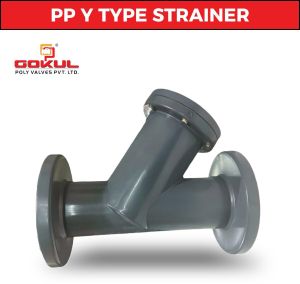 Industrial PP Butterfly Valve Gear Operated