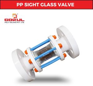 Industrial PP Sight Glass Valve