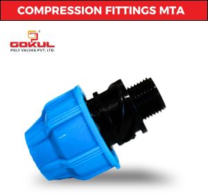 MDPE Compression Male Threaded Adapter