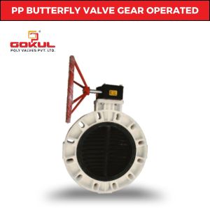 PP Butterfly Valve Lever Operated