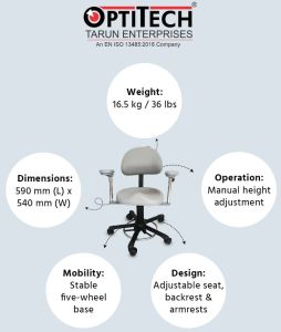 SC 802 Manual Surgeon Chair
