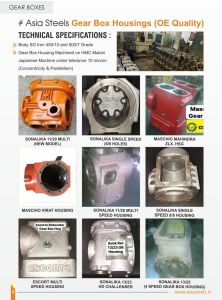Sonalika Rotavator Gear Box Housing New Model