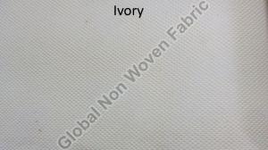 Plain Ivorry Non Woven Fabric