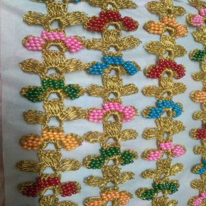 Beaded Flower Lace Trims
