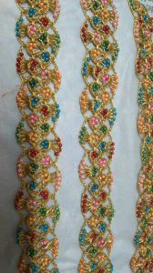 Beaded Flower Lace Trims
